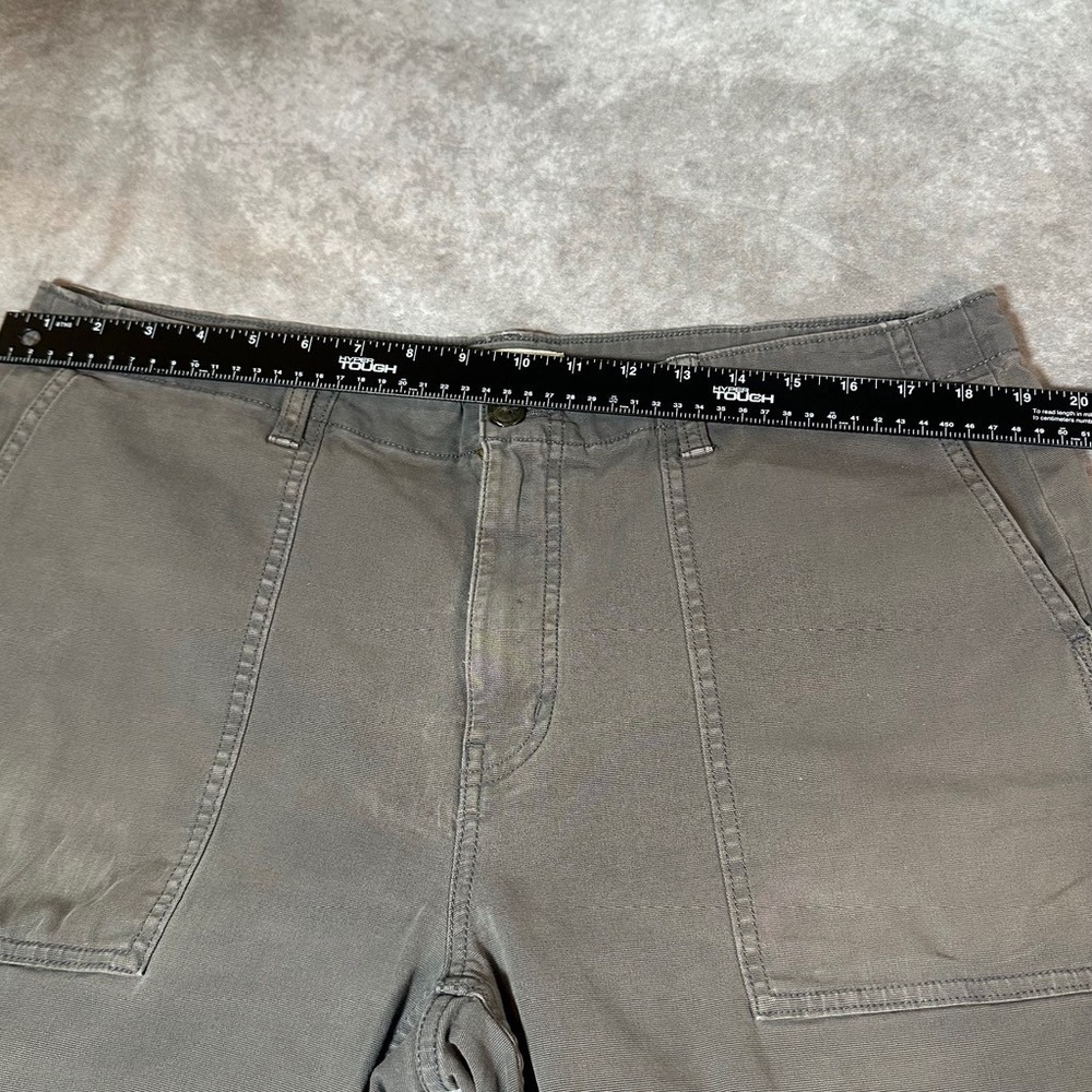 Goodthreads Mens 38 Utility Carpenter Shorts Gray Cotton Blend Casual Comfort - Picture 6 of 9